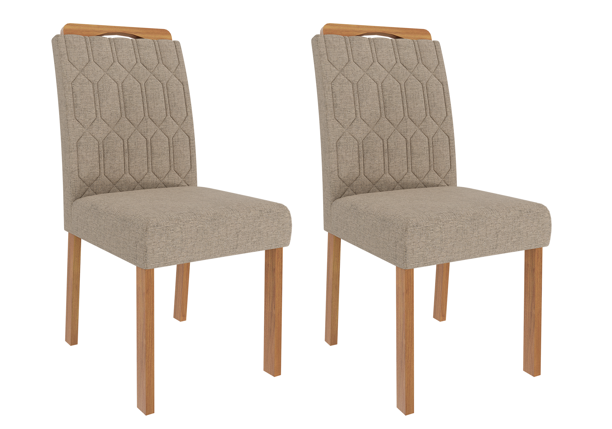 Comedor Ana 1.3 + 4S Paola Beige 4