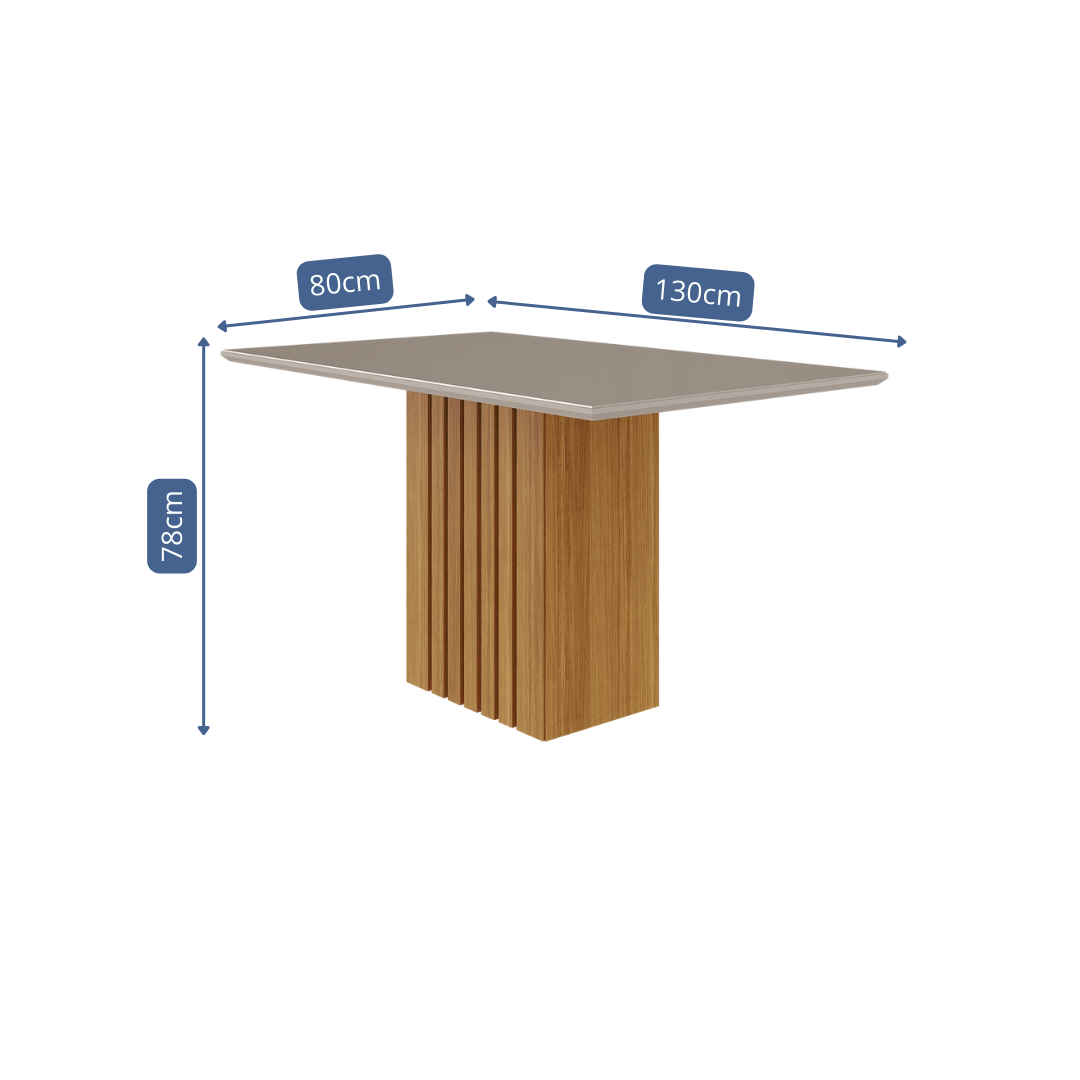 Comedor Ana 1.3 + 4S Paola Grafito 2