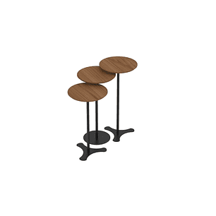 Set Mesas Orb Canela Black