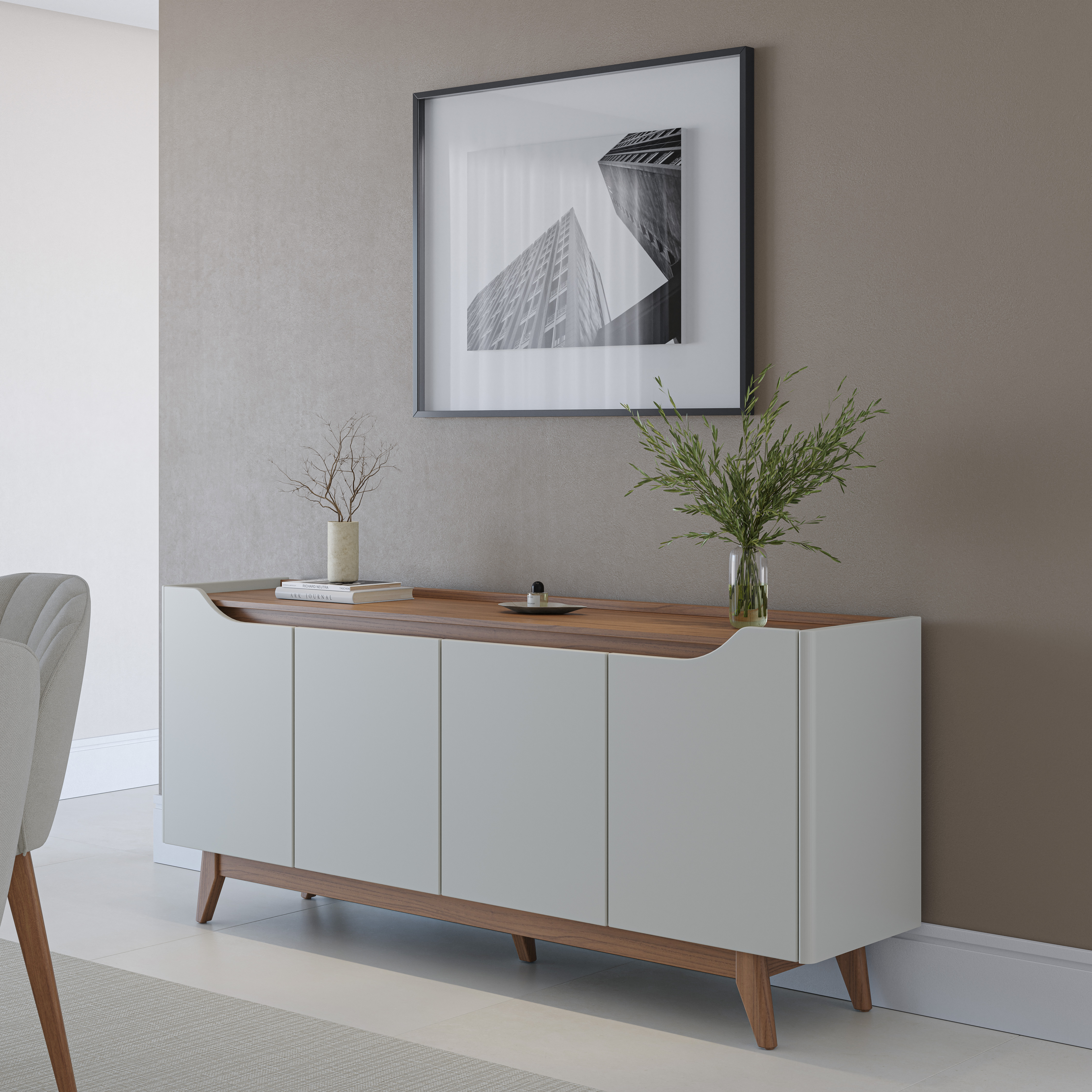 Buffet Pulse 1.8 Off White Canela 1