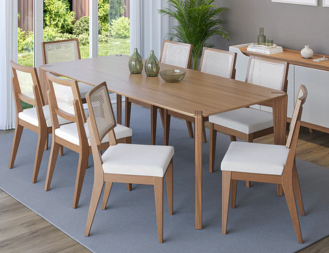 Comedor Harmony 2.2 Canela + 8S Saga Ratan ts L02 