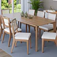 Comedor Harmony 2.2 Canela + 8S Saga Ratan ts L02  - Miniatura 1