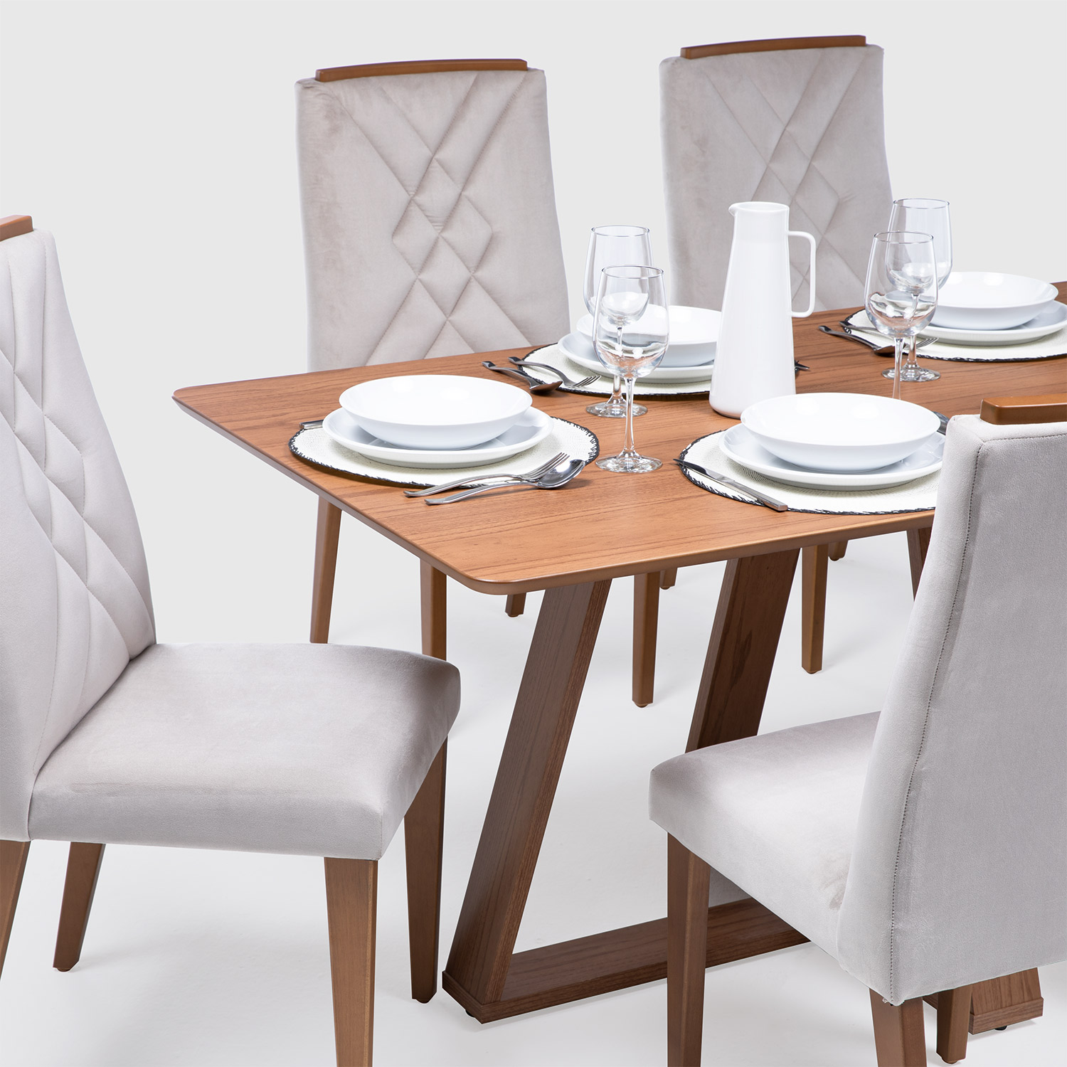 Comedor Avena 1.6 Canela + 6S Megan I02 5