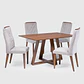 Comedor Avena 1.35 Canela + 4S Megan Inca 02 - Miniatura 3
