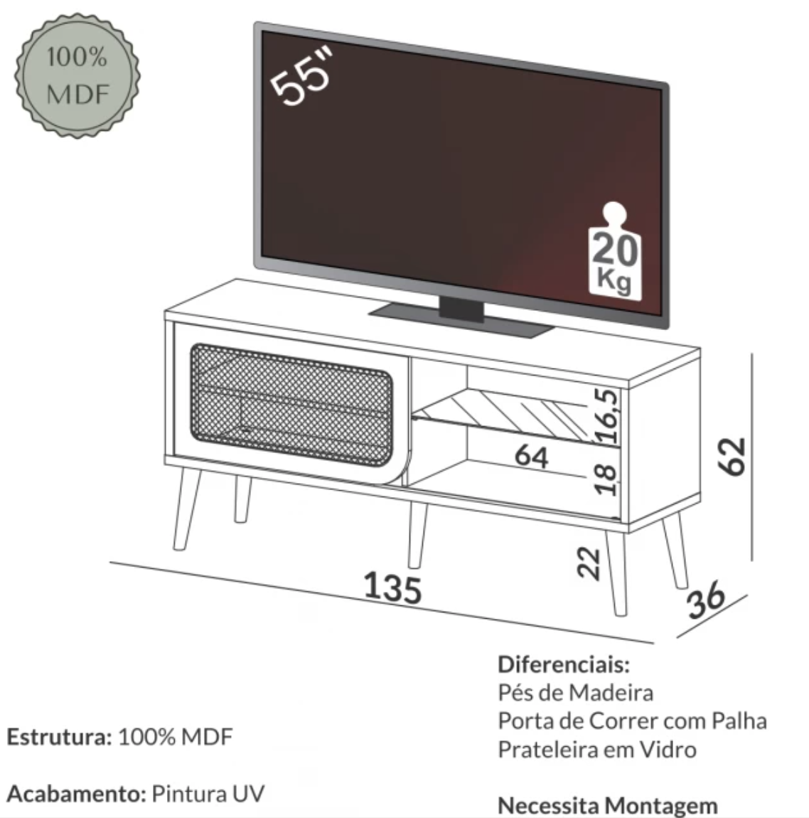 Rack + Panel Tb325 Ratan 1.35 2