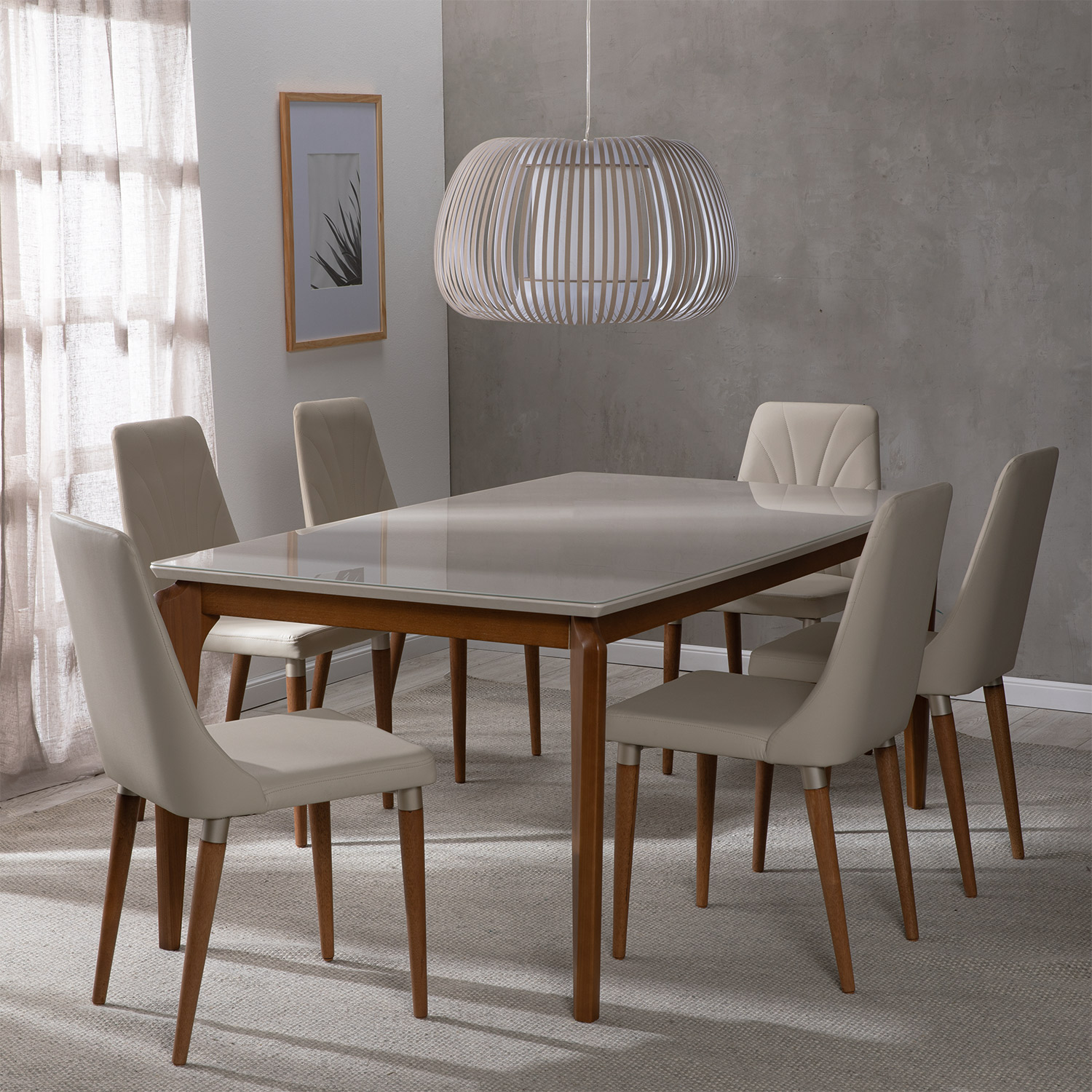 Comedor Laurent 1.8 OW + 6S Loren 311 1