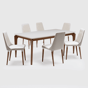 Comedor Laurent 1.8 OW + 6S Loren 311