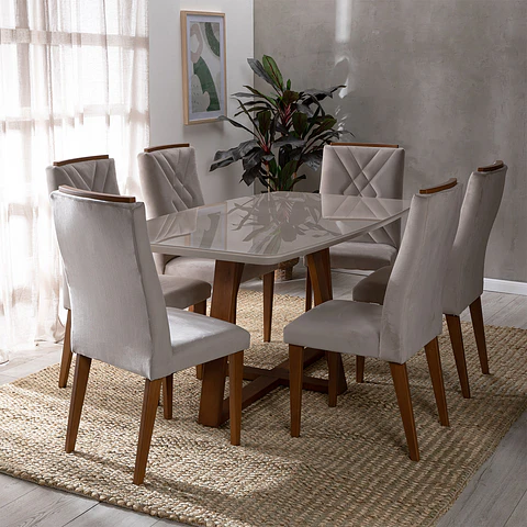 Comedor Bennet 1.6 + 6S Megan I02