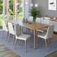 Comedor Harmony 2.2 Canela + 8 Sillas Loren Mox 311 Champagne - Miniatura 1