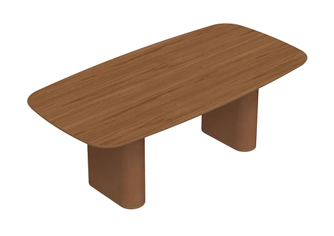 Comedor Lintz 2.2 Canela + 8S Alba Soft Palha