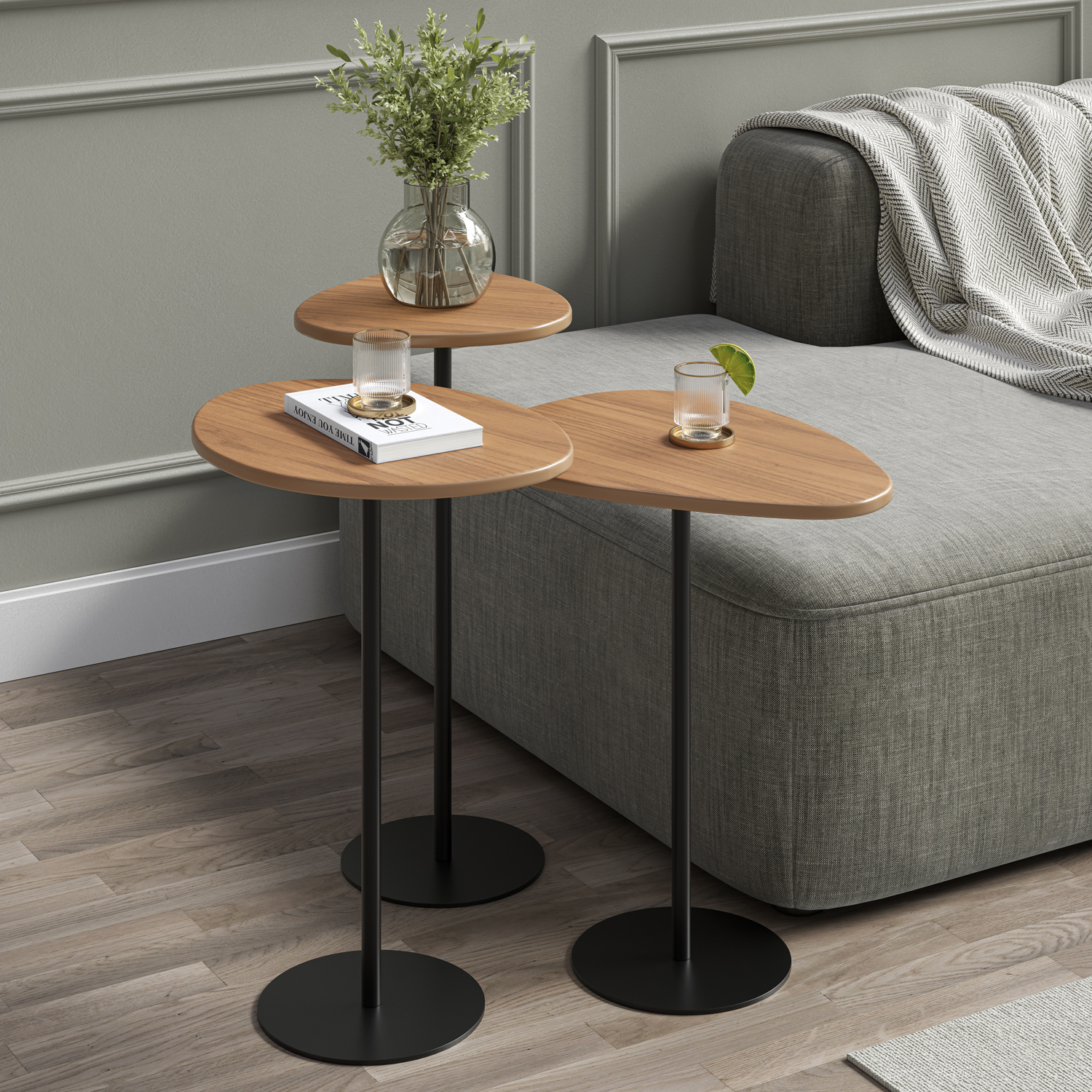 Set mesas Botanic Canela Black 1