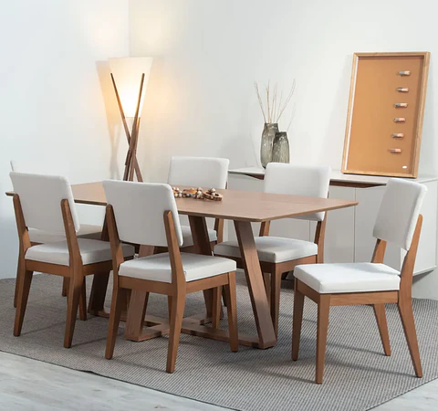 Comedor Avena 1.6 canela + 6S Ella Linked 02