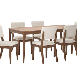 Comedor Ella 1.8 + 6 Sillas Ella Linked 02