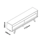 Rack Requinte Led 1.78 Natural Off White - Miniatura 3