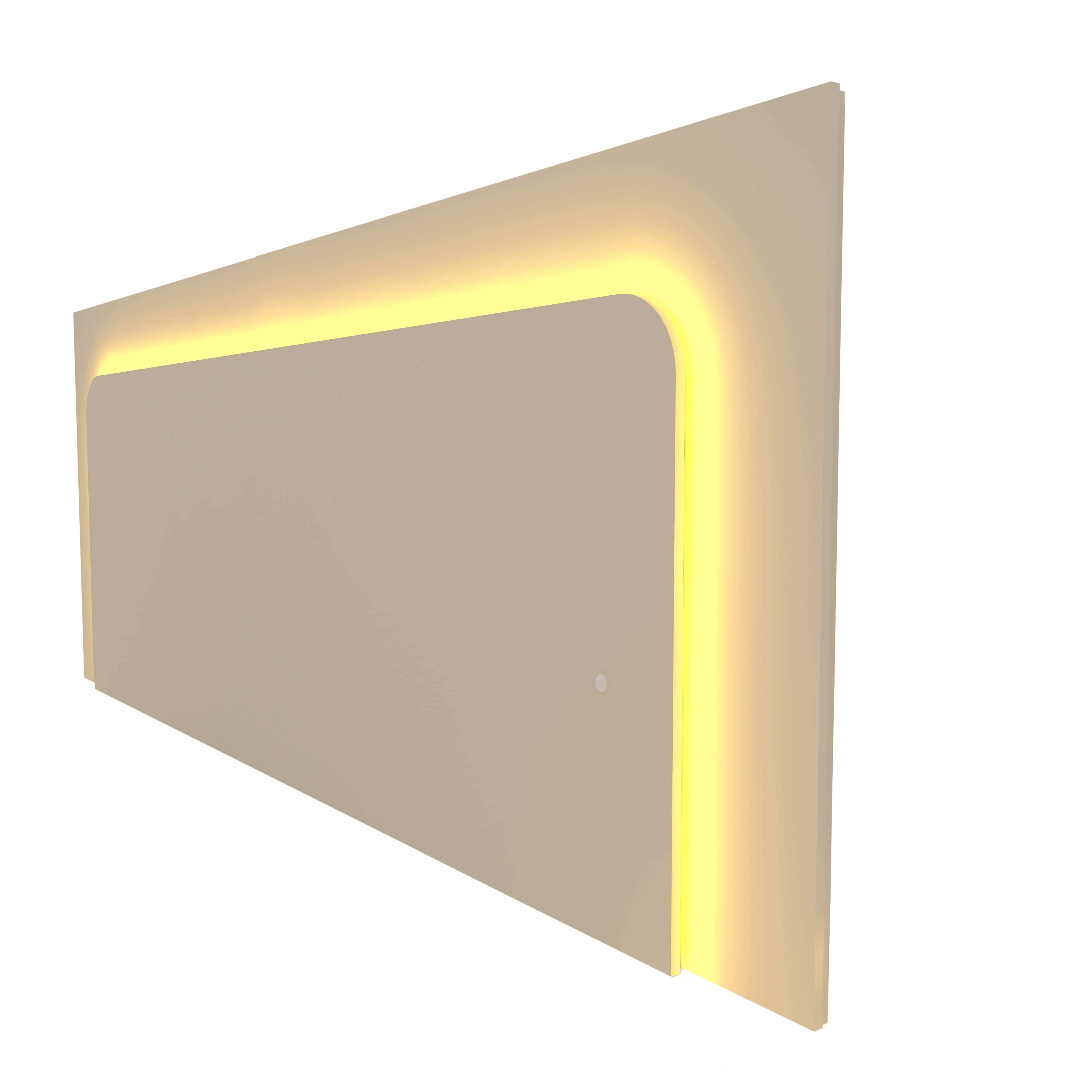 Respaldo Innova Led + 2 Veladores Off White  5