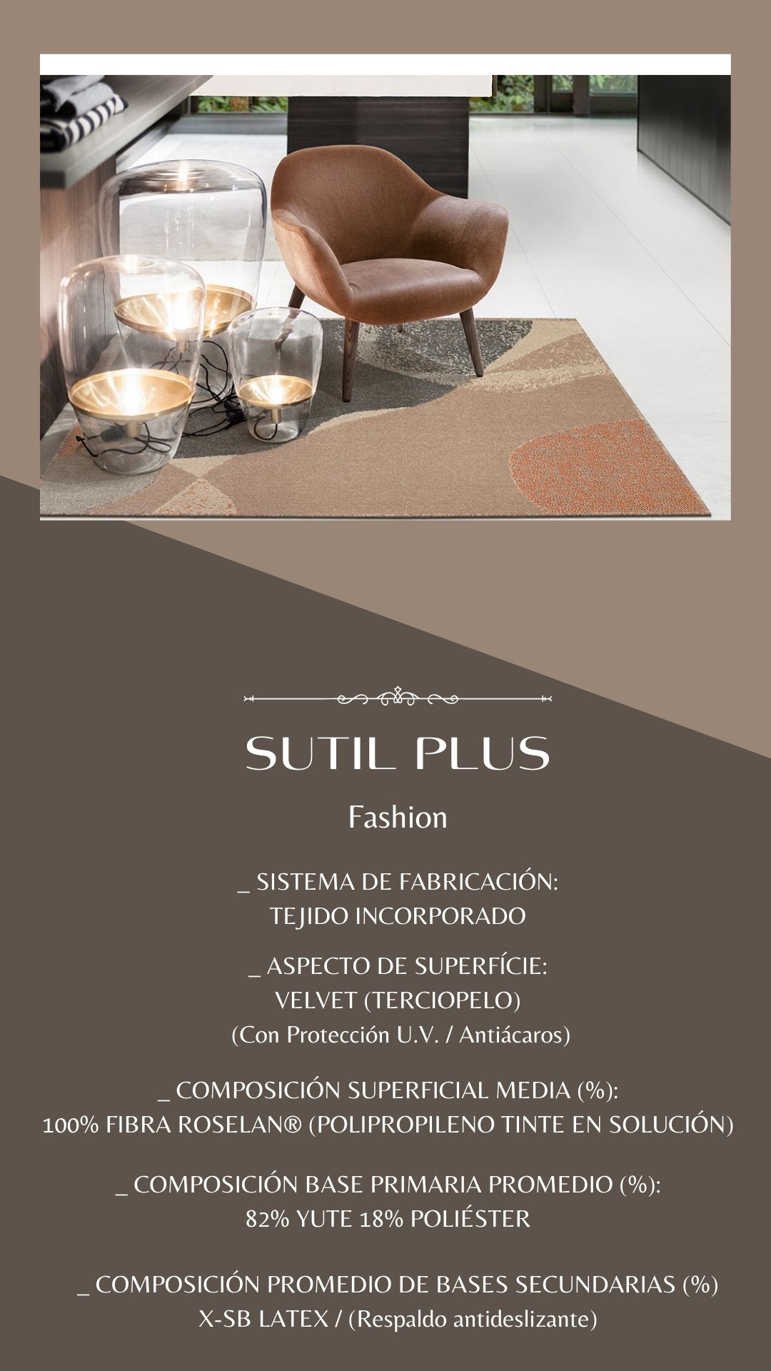 Alfombra tejida 0405 Sutil Fashion 200x250 6