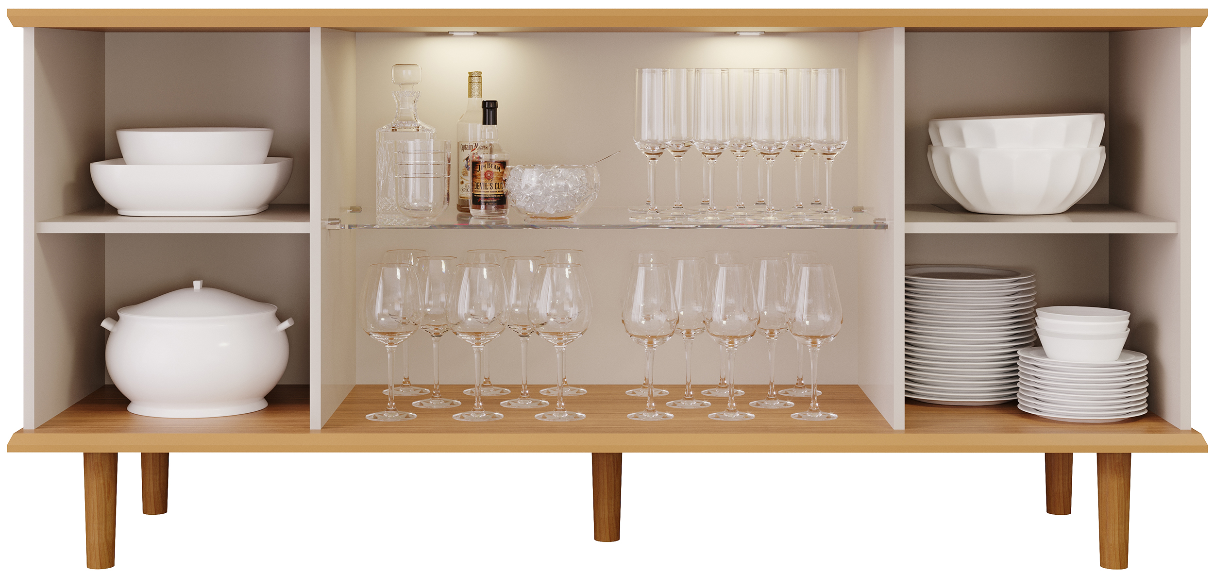 Buffet Janice Led Off White  3