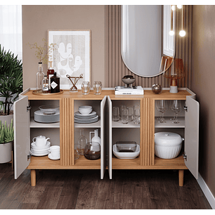 Buffet Eva Off White Natural