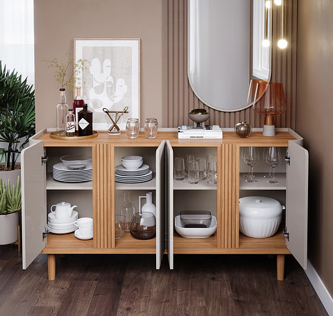 Buffet Eva Off White Natural