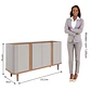 Buffet Eva Off White Natural - Miniatura 3