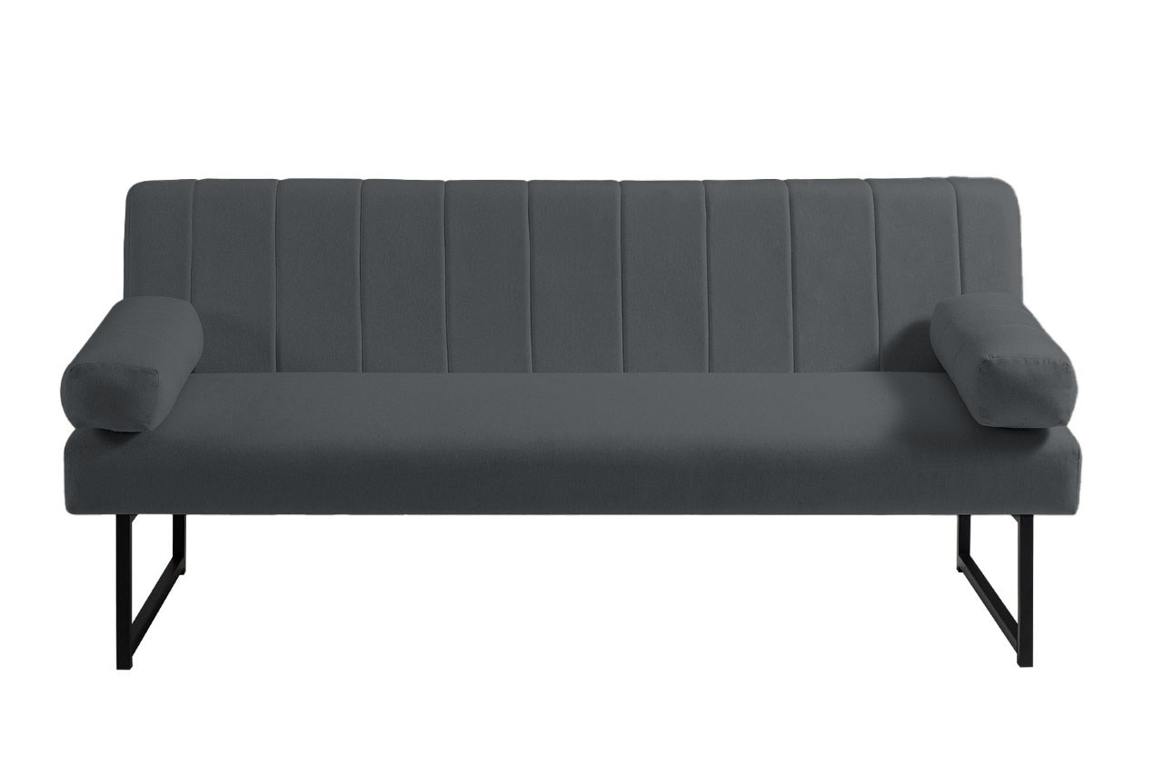 Sofa Cama Lenon Gris Oscuro  1