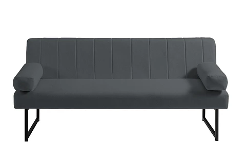 Sofa Cama Lenon Gris Oscuro 