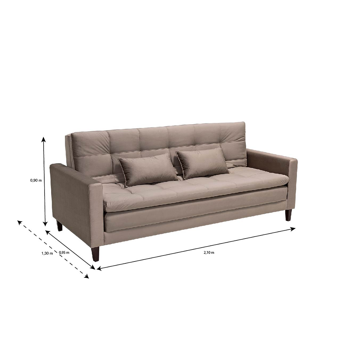 Sofa Cama Lima Pata Madera