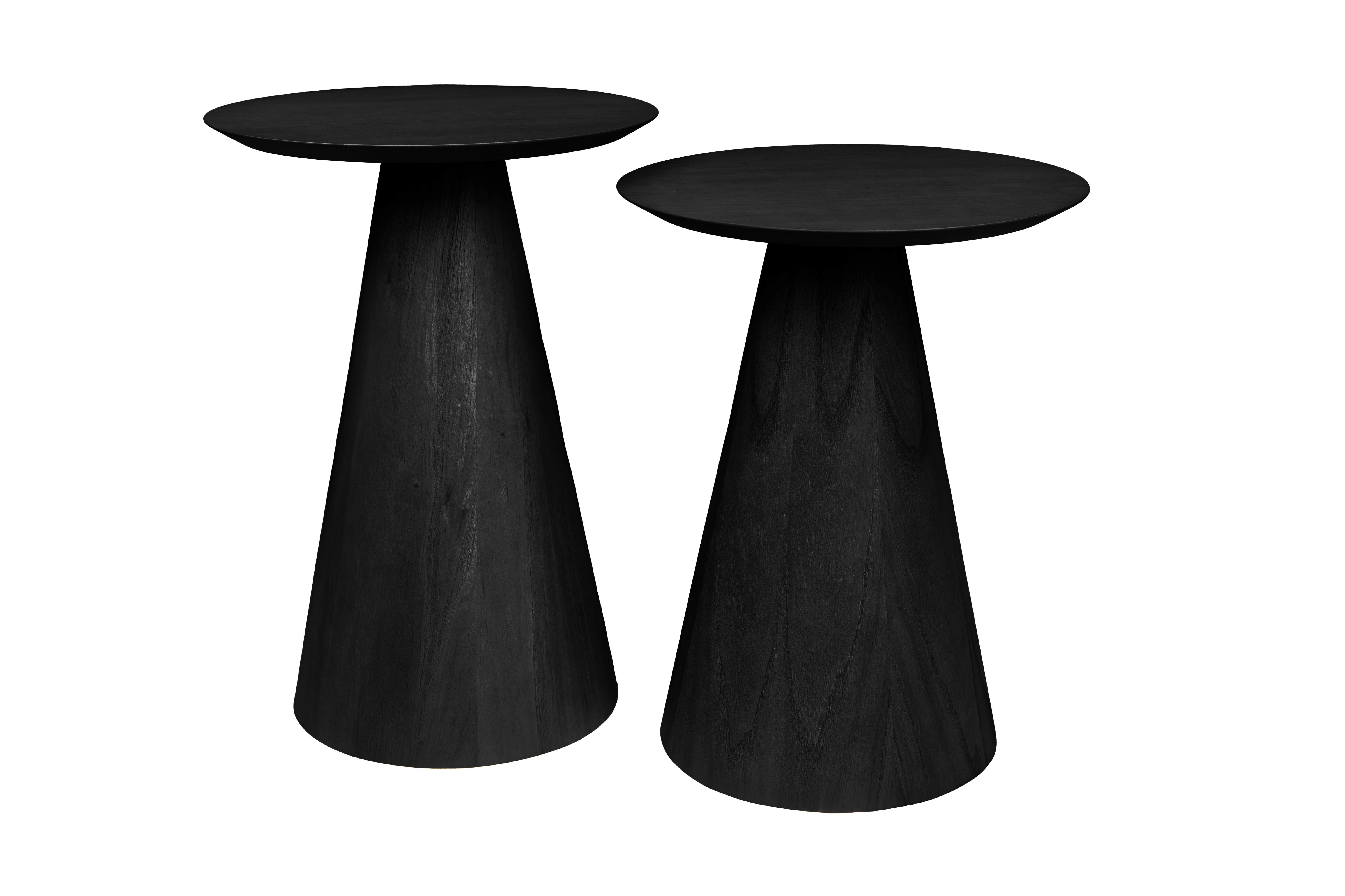 Set Mesas Alta y Baja Cone Negro 1