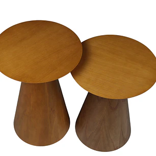 Set Mesas Alta y Baja Cone Miel