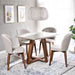 Comedor Bennet 1.2 Ow + 4 Sillas Alba Soft Palha - Miniatura 1