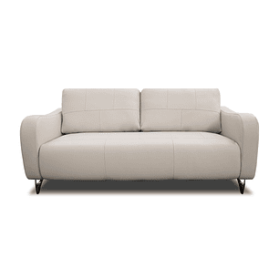 Sofá Riley Off White 100% Cuero