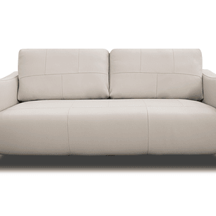 Sofá Riley Off White 100% Cuero