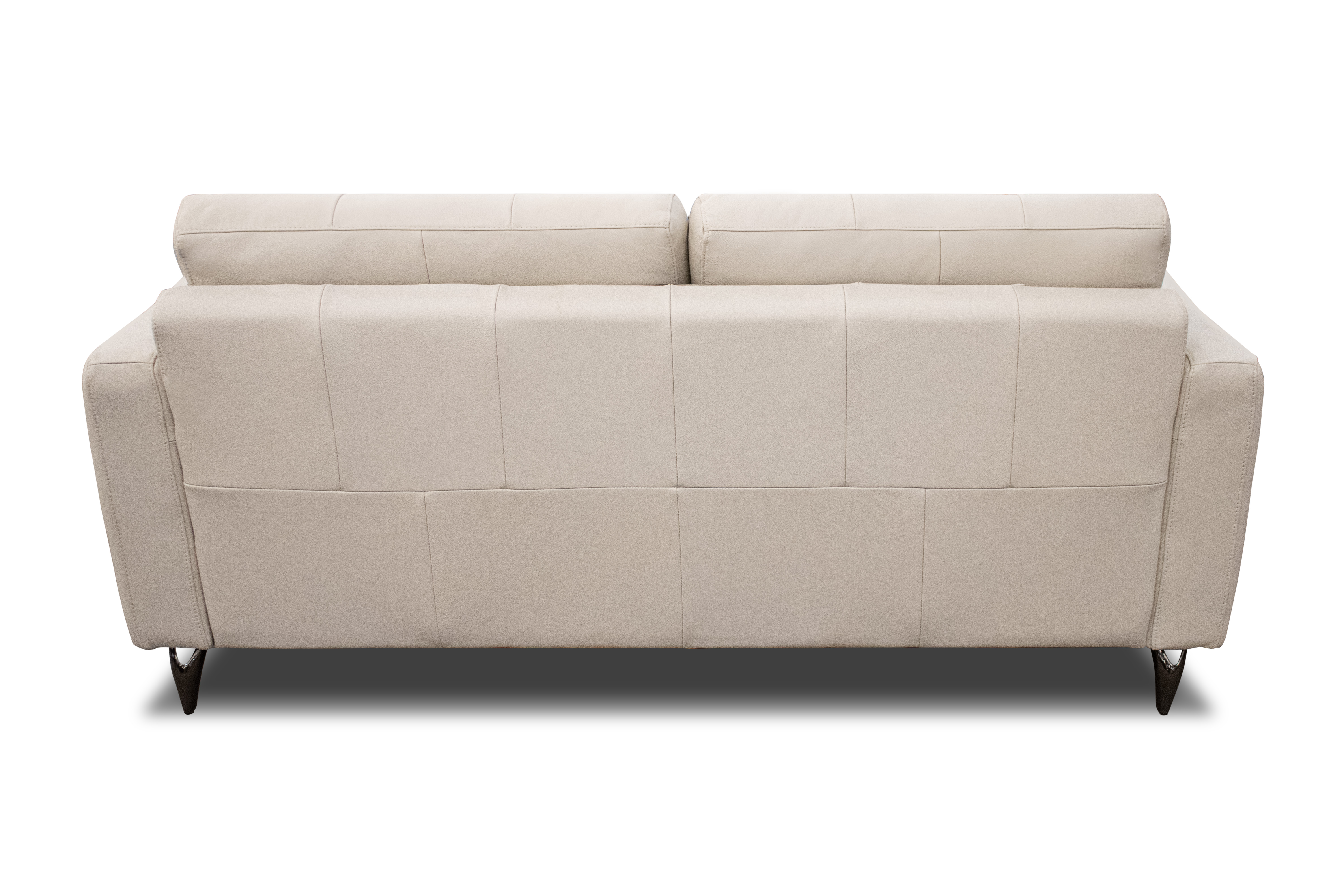 Sofá Riley Off White 100% Cuero 3