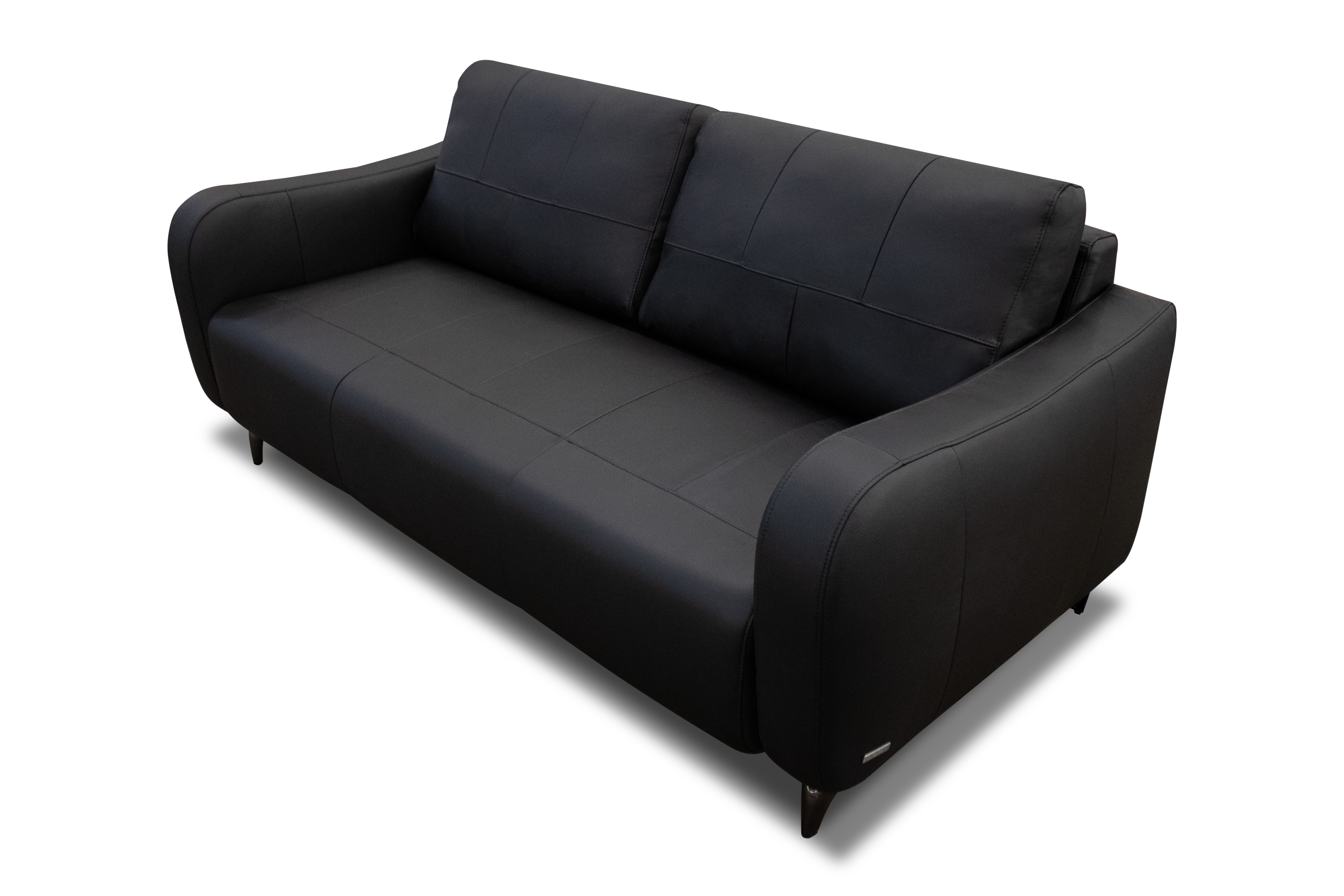 Sofá Riley Negro 100% Cuero 4