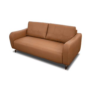 Sofá Riley Camel 100% Cuero
