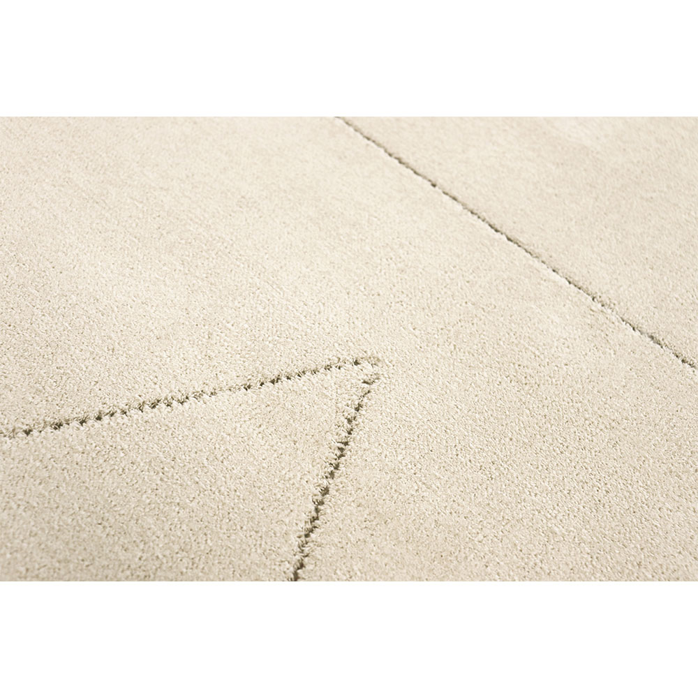 Alfombra tejida 0636 Vibe Neutro 140 Ø 2