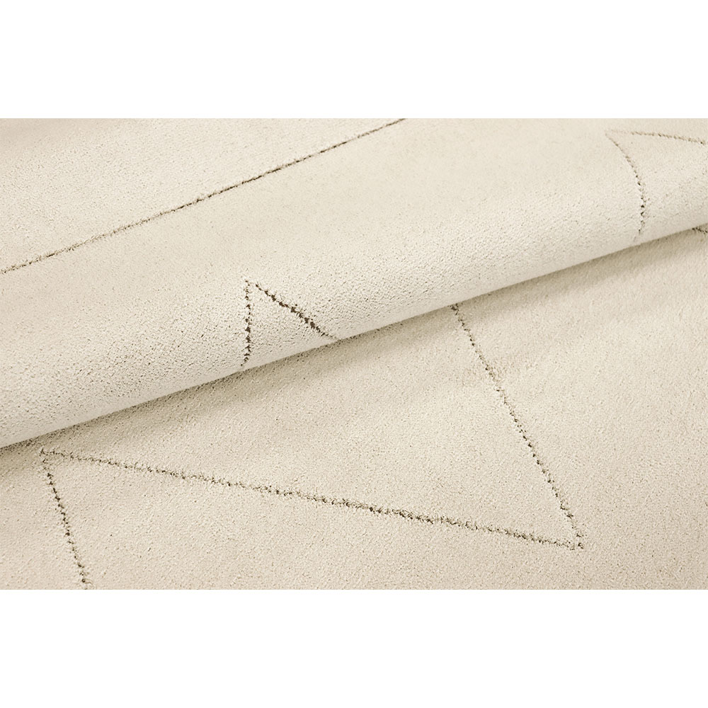 Alfombra tejida 0636 Vibe Neutro 140 Ø 3