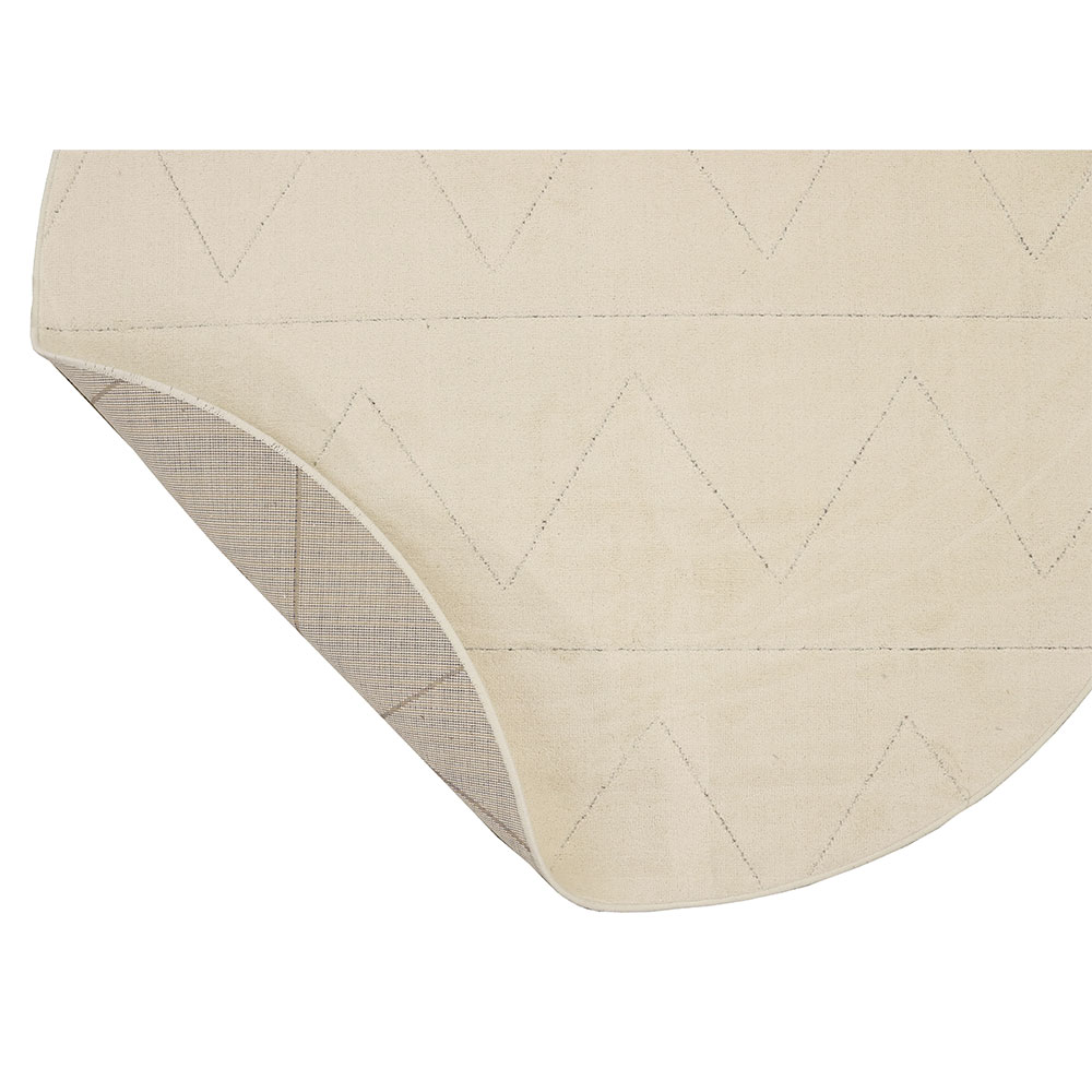 Alfombra tejida 0636 Vibe Neutro 140 Ø 4