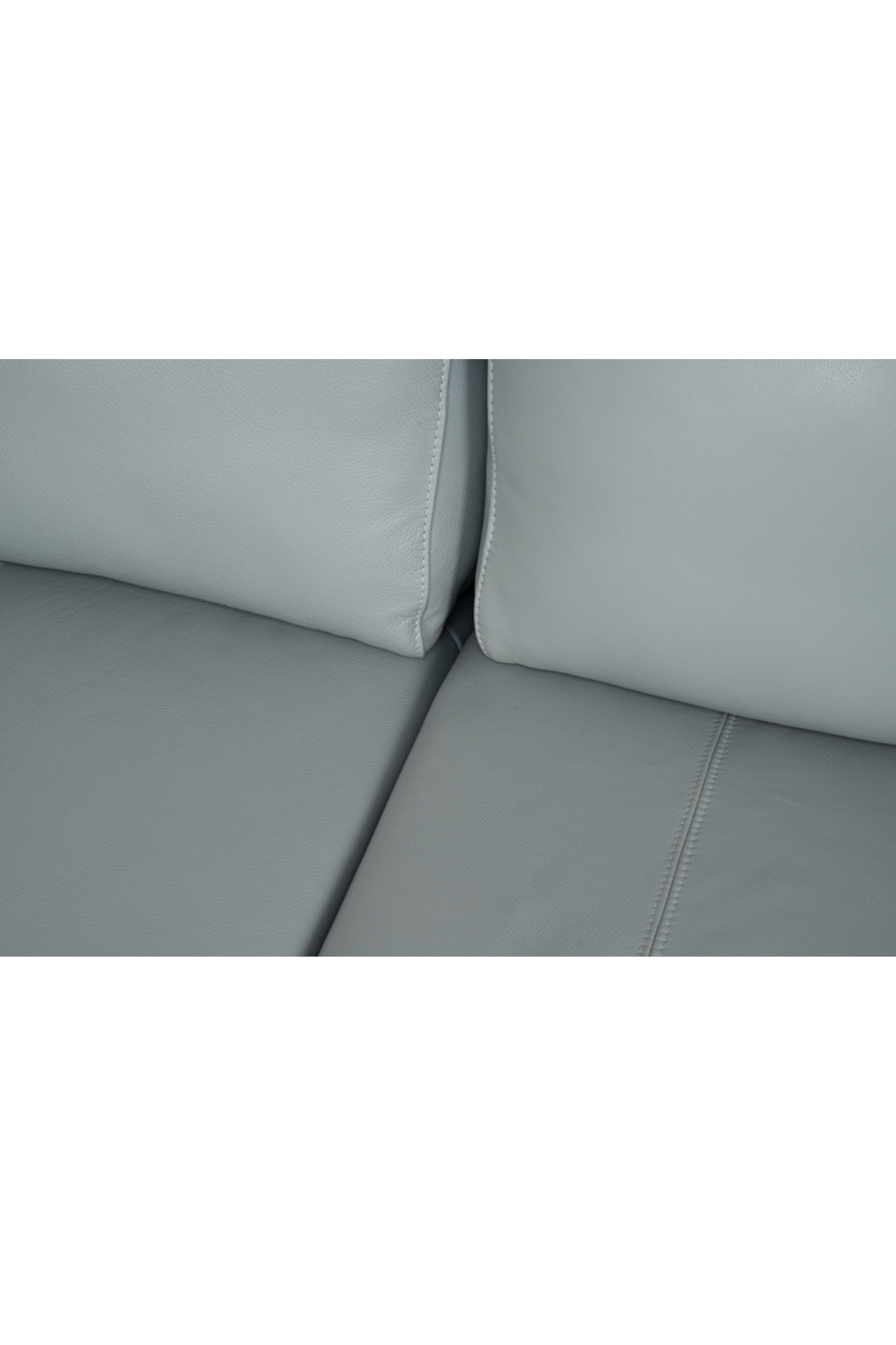 Sofa Di Como Gris 100% Cuero 9