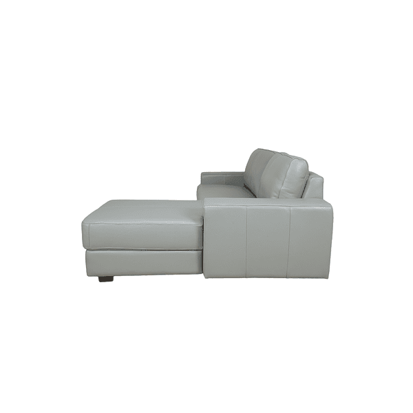 Sofa Di Como Gris 100% Cuero (10)