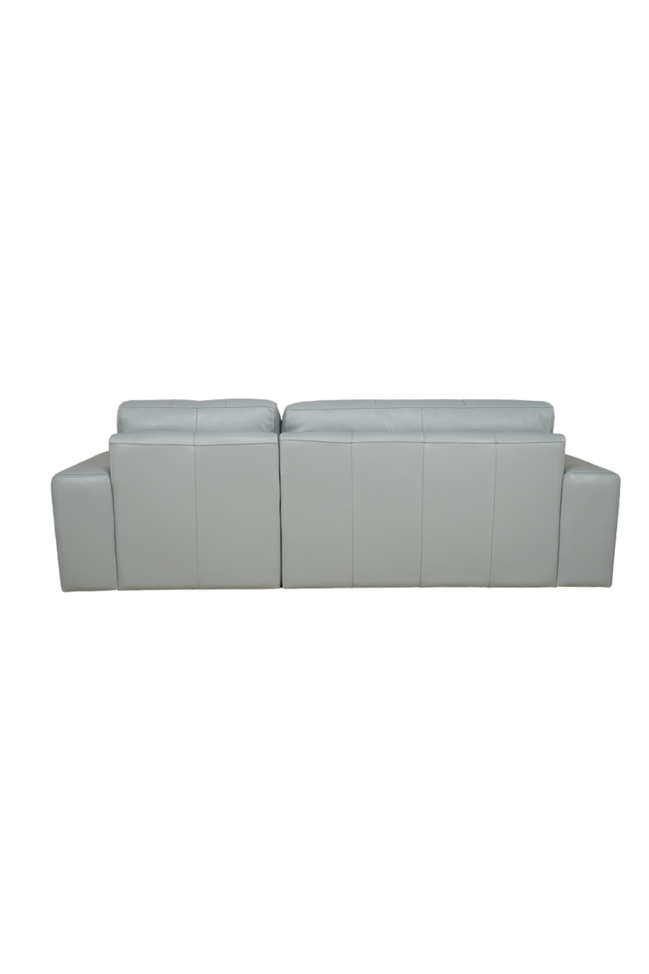 Sofa Di Como Gris 100% Cuero 11