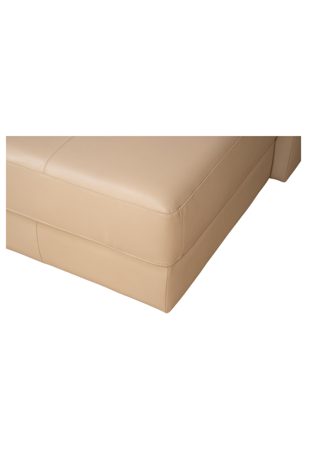Sofa Di Como Beige 100% Cuero 3