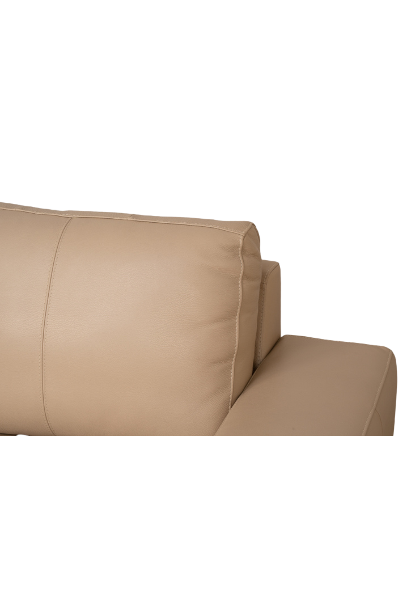 Sofa Di Como Beige 100% Cuero 5