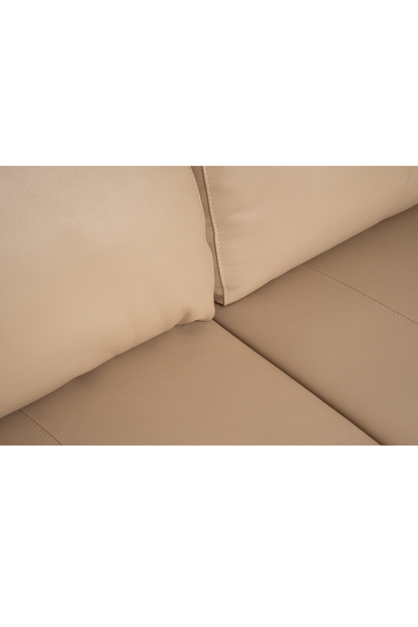 Sofa Di Como Beige 100% Cuero 7
