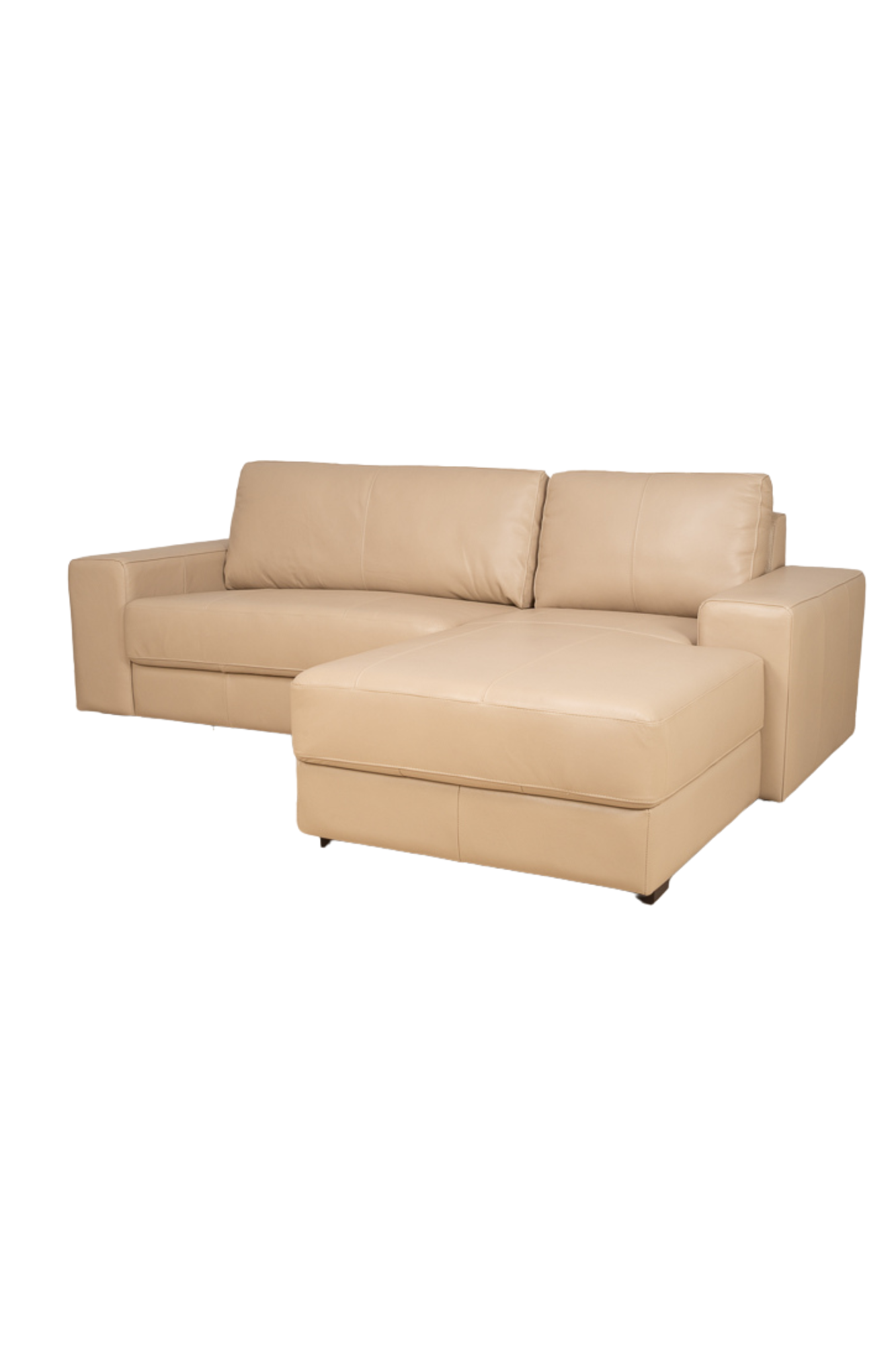 Sofa Di Como Beige 100% Cuero 9
