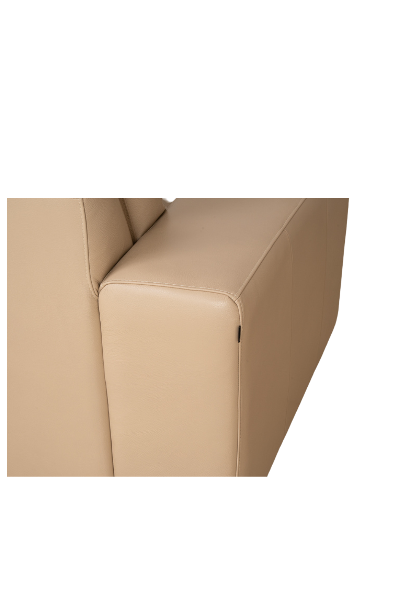 Sofa Di Como Beige 100% Cuero 13