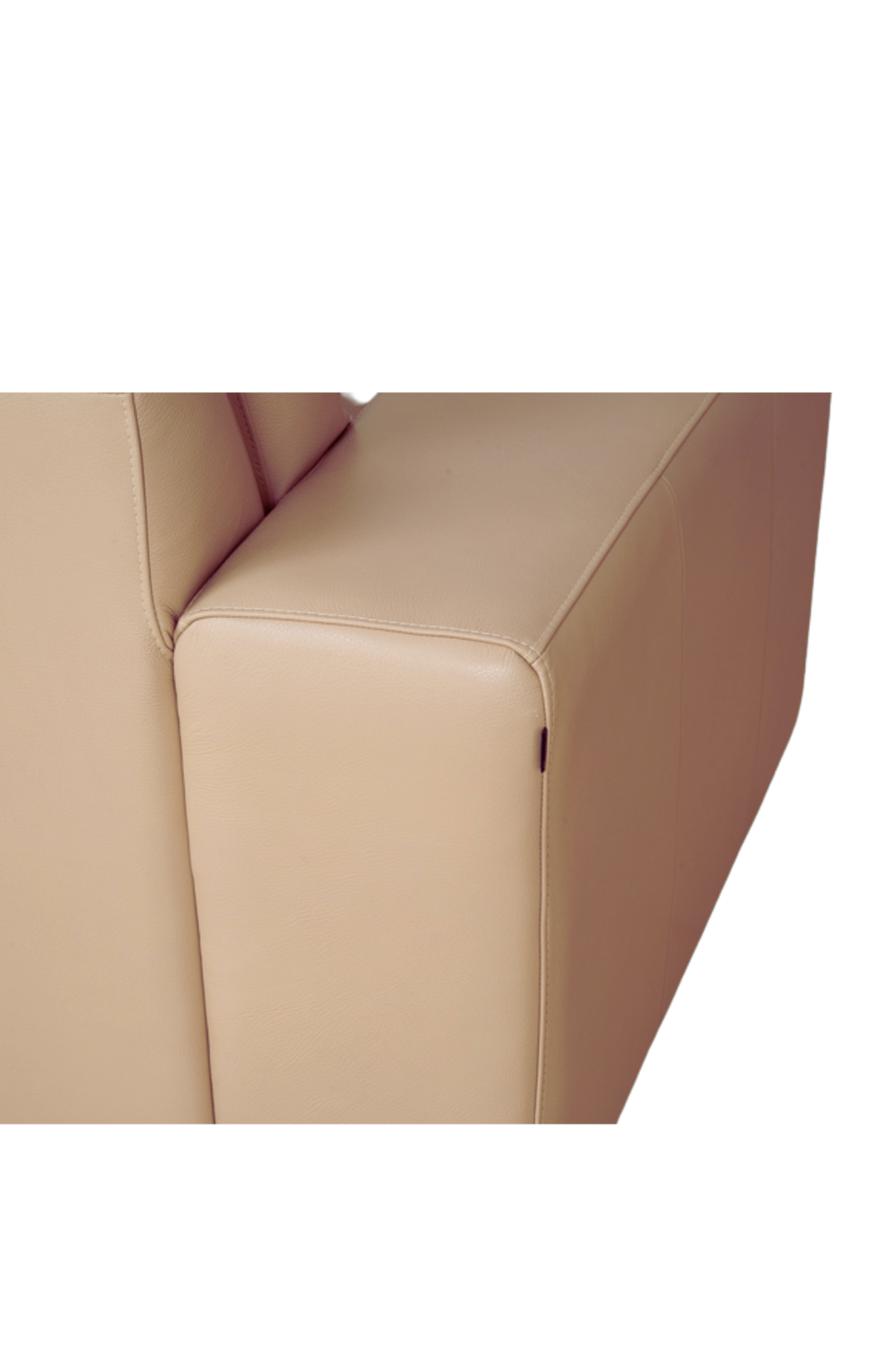 Sofa Di Como Beige 100% Cuero 14