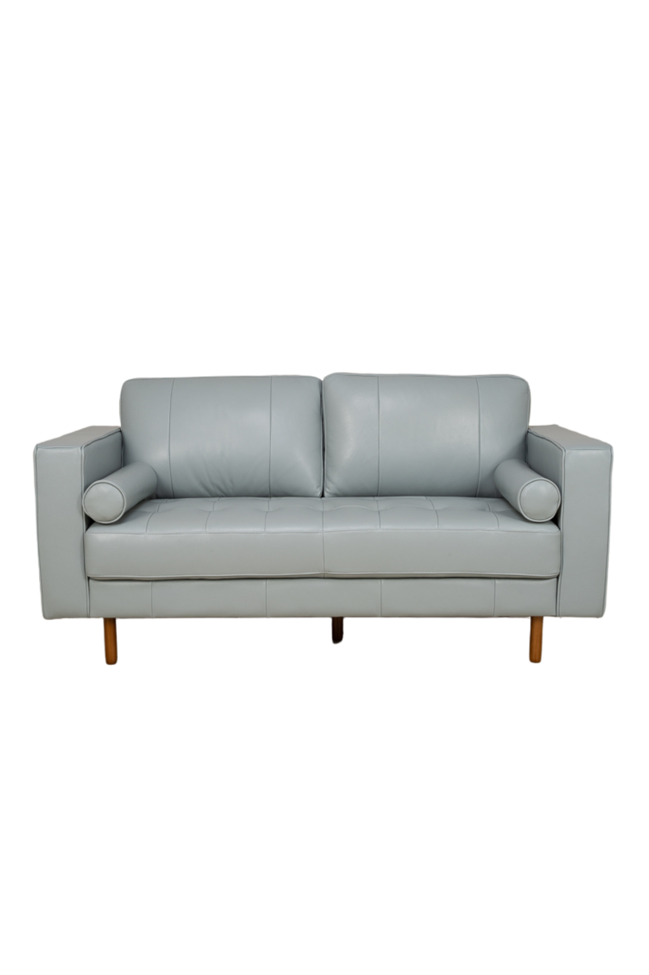 Sofa Apgar Gris 100% Cuero 2