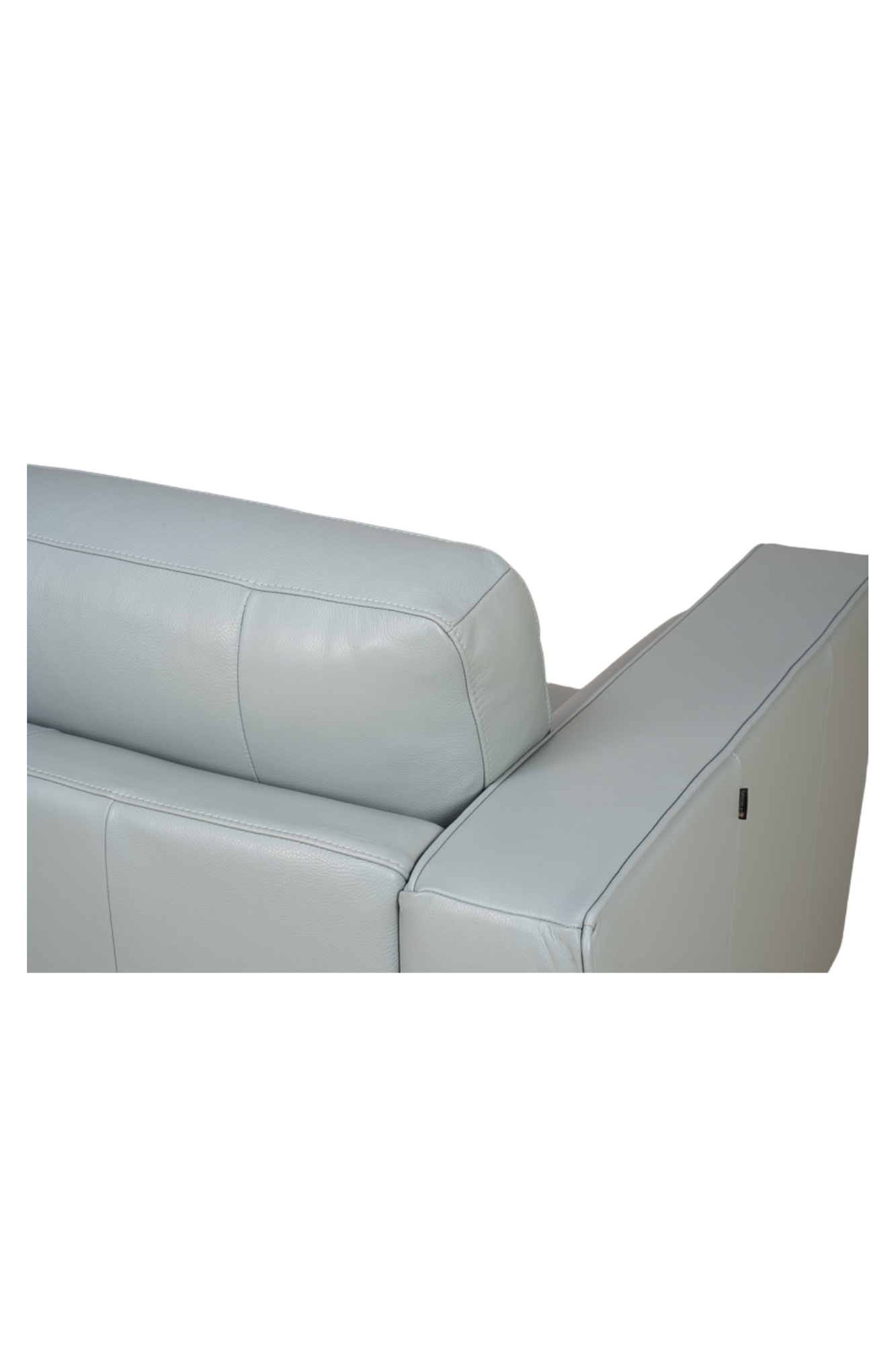 Sofa Apgar Gris 100% Cuero 5
