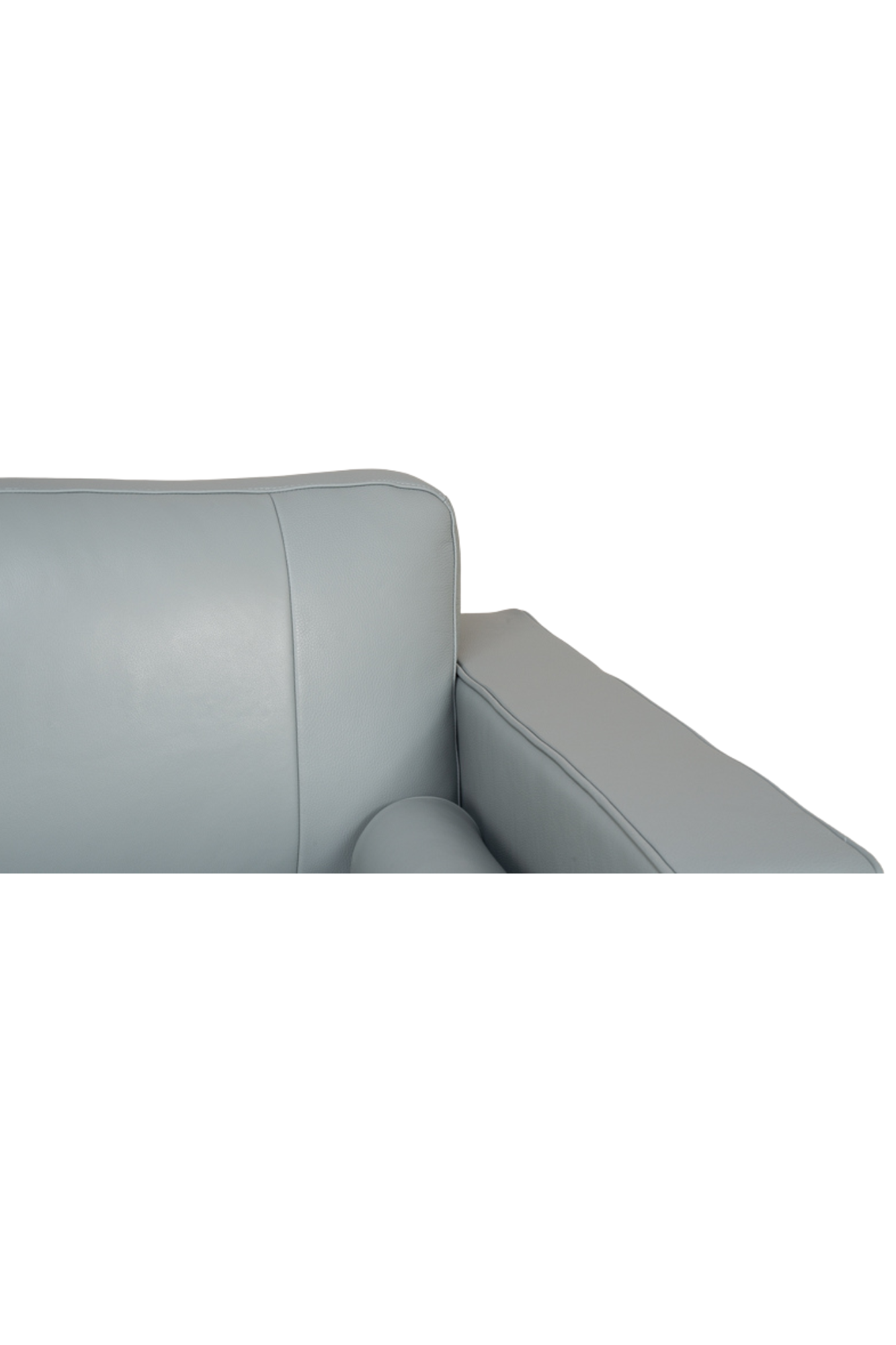 Sofa Apgar Gris 100% Cuero 8